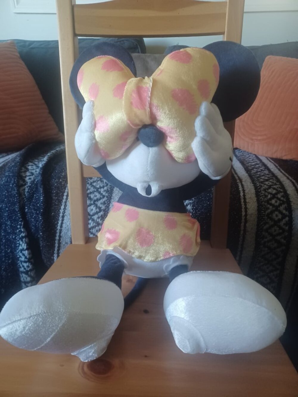 Disney Minnie Mouse Rock the Dots Plush Ichiban Kuji Rare Last One Japan (2018)